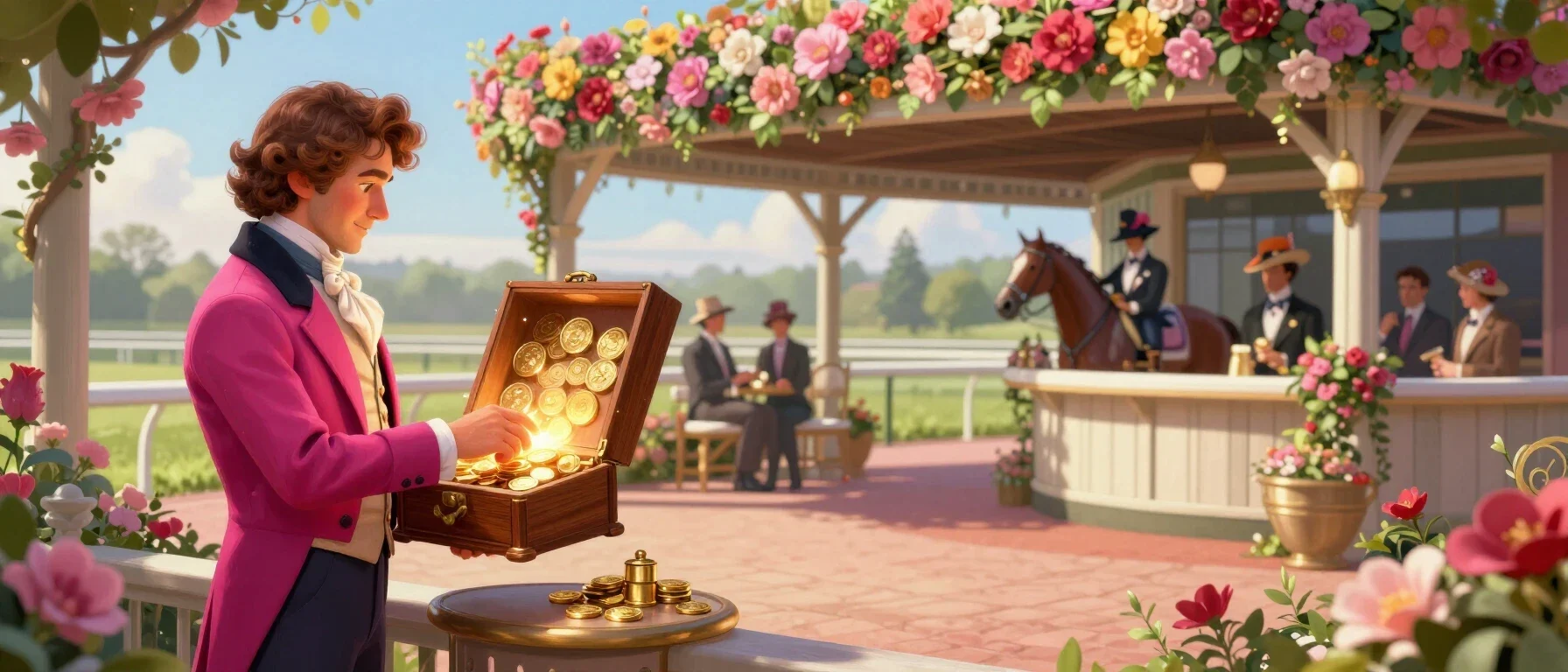 Rabbit Win Casino promotional treasure chest with coins
